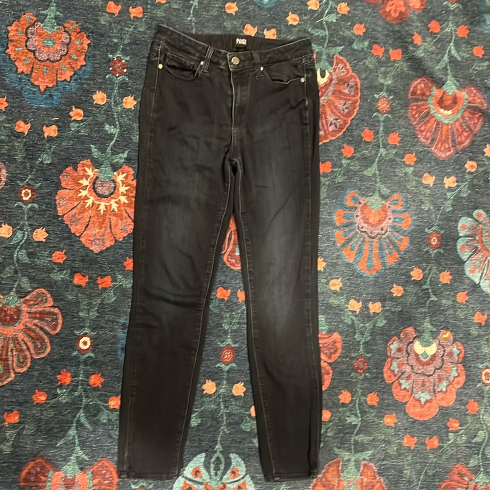 Paige brand blue jeans, dark wash, size 27 eu, size 4/5 us